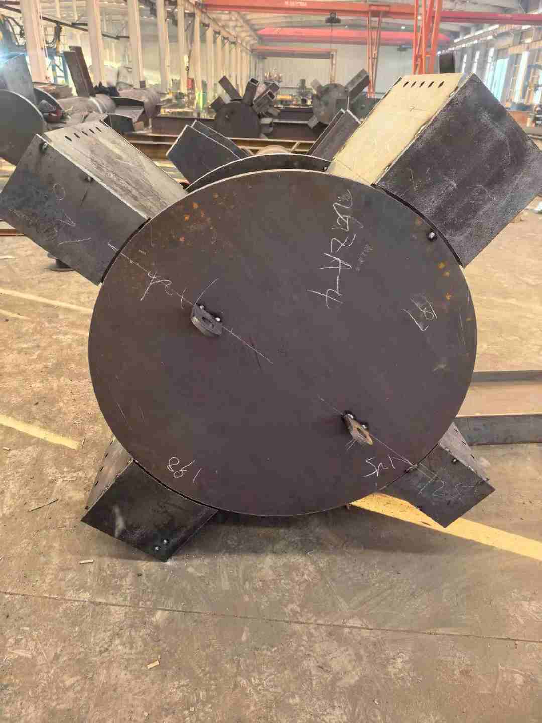Circular Tube Steel Structure ကော်လံ