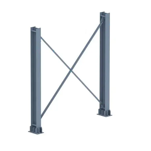 Vertical Steel Column Bracing စနစ်